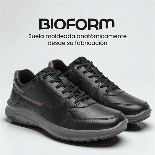 Sneaker Casual Flexi para Hombre Estilo 419902 Negro
