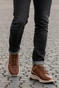 Sneaker Casual Flexi para Hombre Estilo 419902 Negro