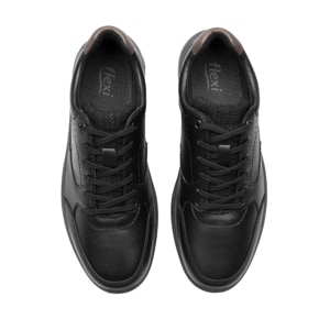 Sneaker Casual Flexi para Hombre Estilo 419902 Negro