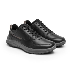 Sneaker Casual Flexi para Hombre Estilo 419902 Negro