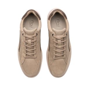 Sneaker Casual Flexi para Hombre Estilo 419903 Taupe