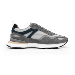 Sneaker Retro Flexi para Hombre Fxi Estilo 420702 Gris