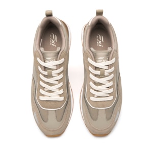 Sneaker Retro Flexi para Hombre Fxi Estilo 420702 Taupe