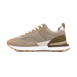 Sneaker Retro Flexi para Hombre Fxi Estilo 420702 Taupe