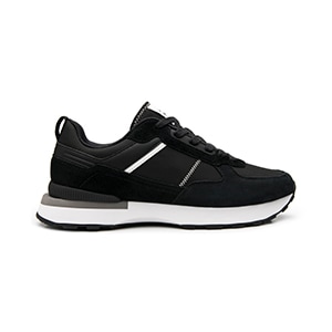 Sneaker Retro Flexi para Hombre Estilo 420704 Negro