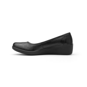 Flat Casual Flexi Con Plantilla Comfort Pad Para Mujer - Estilo 45602 Negro