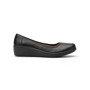 Flat Casual Flexi Con Plantilla Comfort Pad Para Mujer - Estilo 45602 Negro