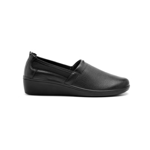 Slip On Con Detalle De Malla Y Elástico Flexi para Mujer con Plantilla Comfort Pad Estilo 45606 Negro