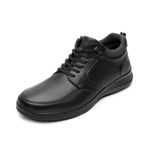 Botín Casual Flexi para Hombre con Amarre Frontal Estilo 50816 Negro