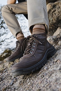 Bota Para Outdoor Flexi Country Con Ganchos Para Hombre - Estilo 66510 Chocolate