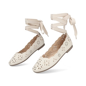 Balerina Corte Laser Ozono para Mujer con tacto suave Estilo 671401 Latte