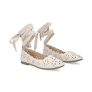 Balerina Corte Laser Ozono para Mujer con tacto suave Estilo 671401 Latte