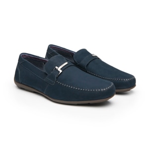 Mocasín Herraje Flexi para Hombre Estilo 68620 Azul