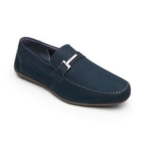 Mocasín Herraje Flexi para Hombre Estilo 68620 Azul