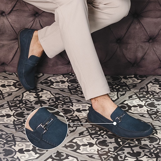 Mocasín Herraje Flexi para Hombre Estilo 68620 Negro