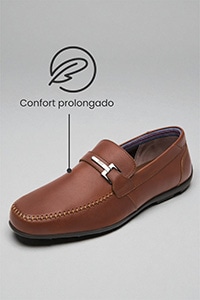 Mocasín Herraje Flexi para Hombre Estilo 68620 Negro