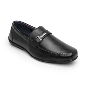 Mocasín Herraje Flexi para Hombre Estilo 68620 Negro