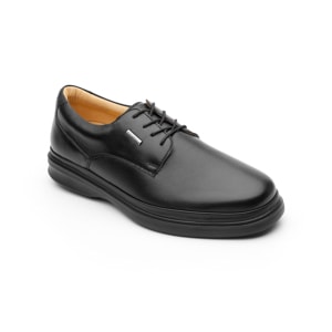 Zapato Casual Para Oficina Quirelli Con Doble Plantilla Para Hombre - Estilo 700801 Negro