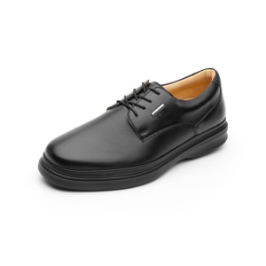 Zapato Casual Para Oficina Quirelli Con Doble Plantilla Para Hombre - Estilo 700801 Negro