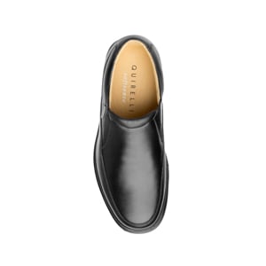 Mocasín Clásico Quirelli Con Piel De Borrego Para Hombre - Estilo 700803 Negro