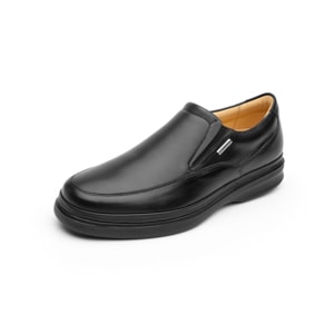 Mocasín Clásico Quirelli Con Piel De Borrego Para Hombre - Estilo 700803 Negro
