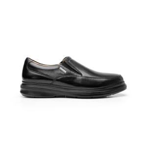 Mocasín Clásico Quirelli Con Piel De Borrego Para Hombre - Estilo 700803 Negro
