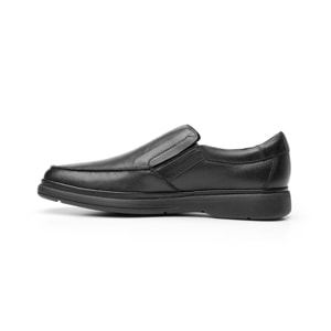 Mocasín Para Oficina Quirelli Con Corte Acojinado Para Hombre - Estilo 700903 Negro