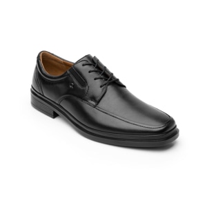 Zapato De Vestir Quirelli Con Corte Acojinado Para Hombre - Estilo 701304 Negro
