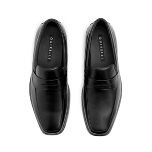 Mocasín Casual Quirelli para Hombre con Corte Acojinado Estilo 701308 Negro