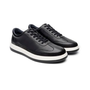 Sneaker Casual Quirelli para Hombre con Plantilla Hexafoam Estilo 706503 Negro