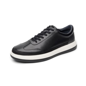 Sneaker Casual Quirelli para Hombre con Plantilla Hexafoam Estilo 706503 Negro