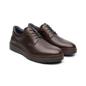 Derby Casual Quirelli para Hombre con California Auténtico Estilo 706601 Chocolate
