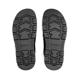 Sandalia Semivestir Quirelli para Hombre con Anatomic Pad Estilo 706804 Negro