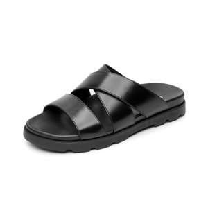 Sandalia Semivestir Quirelli para Hombre con Anatomic Pad Estilo 706804 Negro