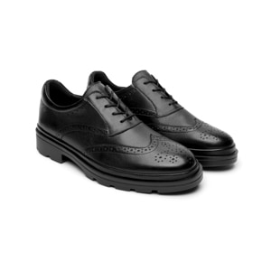 Oxford Semivestir Quirelli para Hombre Estilo 706904 Negro