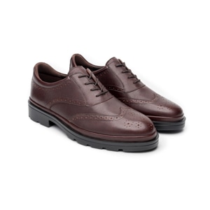 Oxford Semivestir Quirelli para Hombre Estilo 706904 Vino