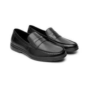 Loafer Casual Quirelli para Hombre 100 % Piel Estilo 707102 Negro
