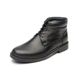 Botín Dress Casual Quirelli Con Forro De Borrego Para Hombre - Estilo 85103 Negro