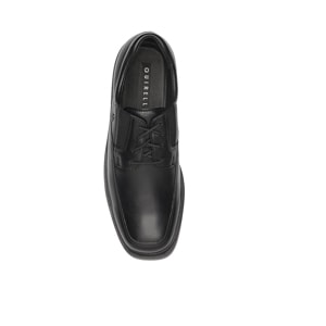 Zapato Casual Para Oficina Quirelli Con Corte Acojinado Para Hombre - Estilo 88402 Negro