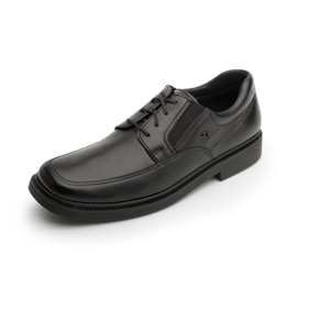 Zapato Casual Para Oficina Quirelli Con Corte Acojinado Para Hombre - Estilo 88402 Negro