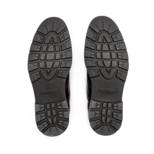 Zapato Bostoniano Quirelli para Hombre con suela con contraste Estilo 88602 Cognac