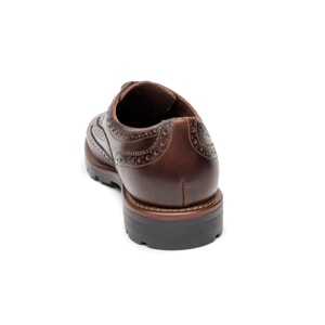 Zapato Bostoniano Quirelli para Hombre con suela con contraste Estilo 88602 Cognac