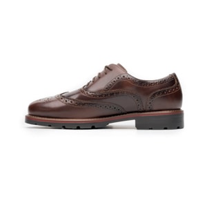 Zapato Bostoniano Quirelli para Hombre con suela con contraste Estilo 88602 Cognac