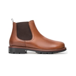 Botin Chelsea Quirelli para Hombre con elástico Estilo 88606 Nogal