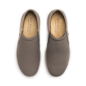 Sneaker Confort Casual Quirelli para Hombre Estilo 89204 Taupe