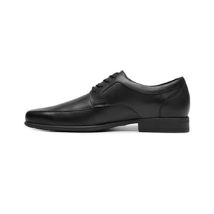 Derby Mezcla De Texturas Flexi para Hombre Estilo 90716 Negro
